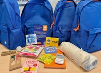 Een goed gevulde rugzak!